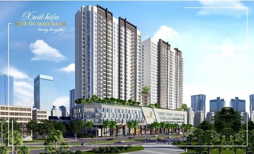 The Golden Palm – dự án sở hữu vị trí “vàng” với không gian sống xanh tại khu vực đường Lê Văn Lương, giao cắt Láng Hạ